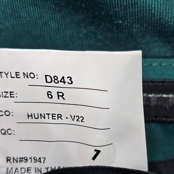 Alfred Sung Women's Green Strapless Satin Formal Gown With Pockets Size 6R NWT - Picture 13 of 15